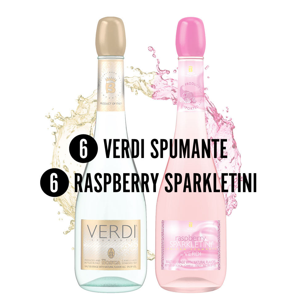 Verdi Raspberry Champagne Verdi and Sparkletini