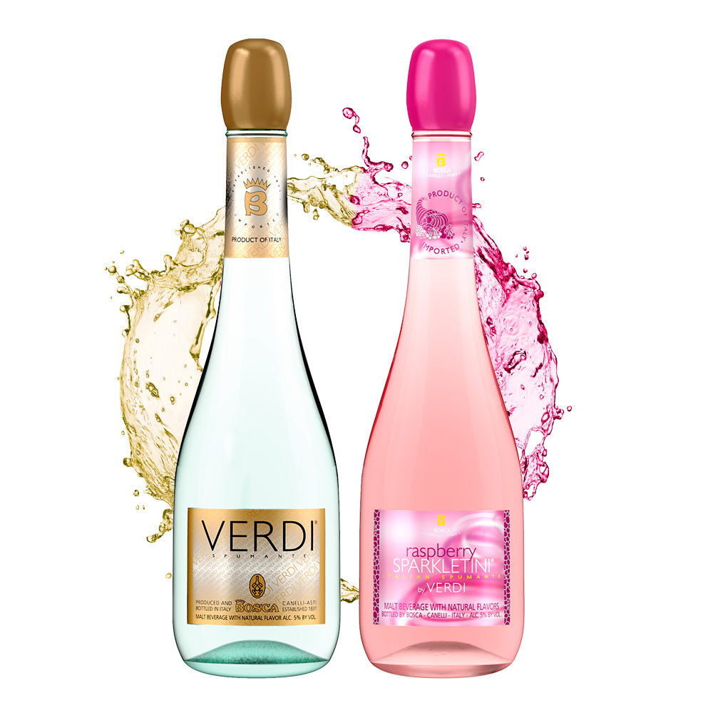 Verdi Raspberry Champagne Verdi and Sparkletini
